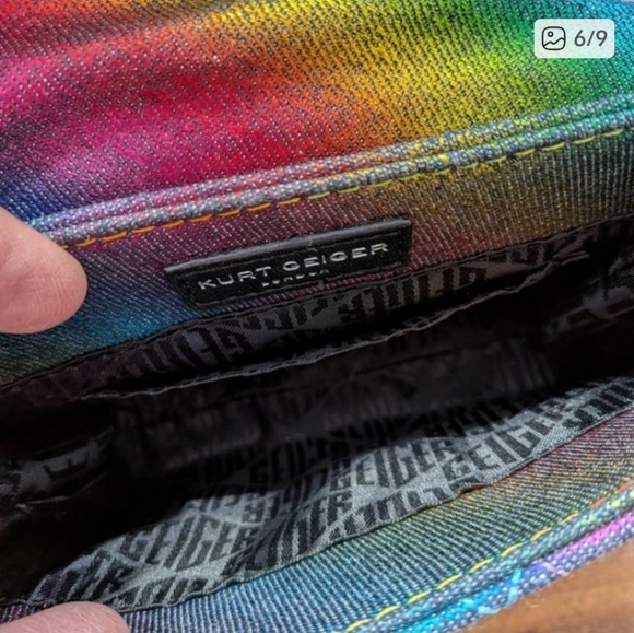 Kurt Geiger Denim (Metallic Rainbow) - Picture 6 of 9